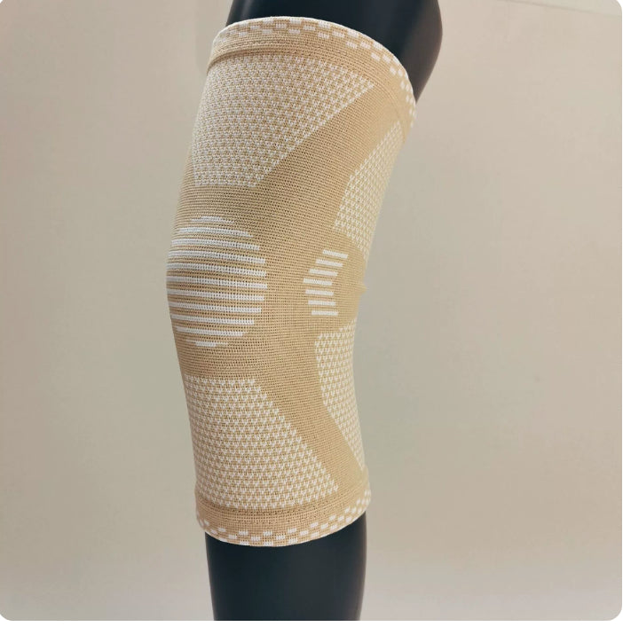 Knee Compression Sleeves - Breathable Knit Knee Support for Sports