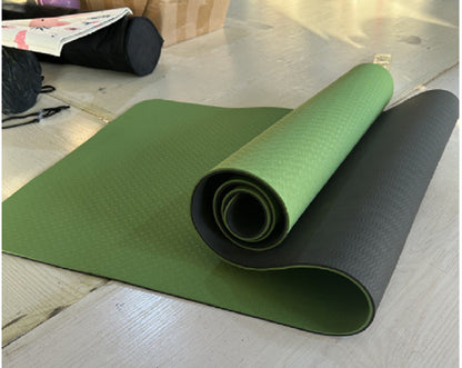 Premium TPE Yoga Mat - 183x61cm Double-Sided Non-Slip Exercise Mat for Yoga, Pilates & Home Workouts