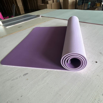 Premium TPE Yoga Mat - 183x61cm Double-Sided Non-Slip Exercise Mat for Yoga, Pilates & Home Workouts