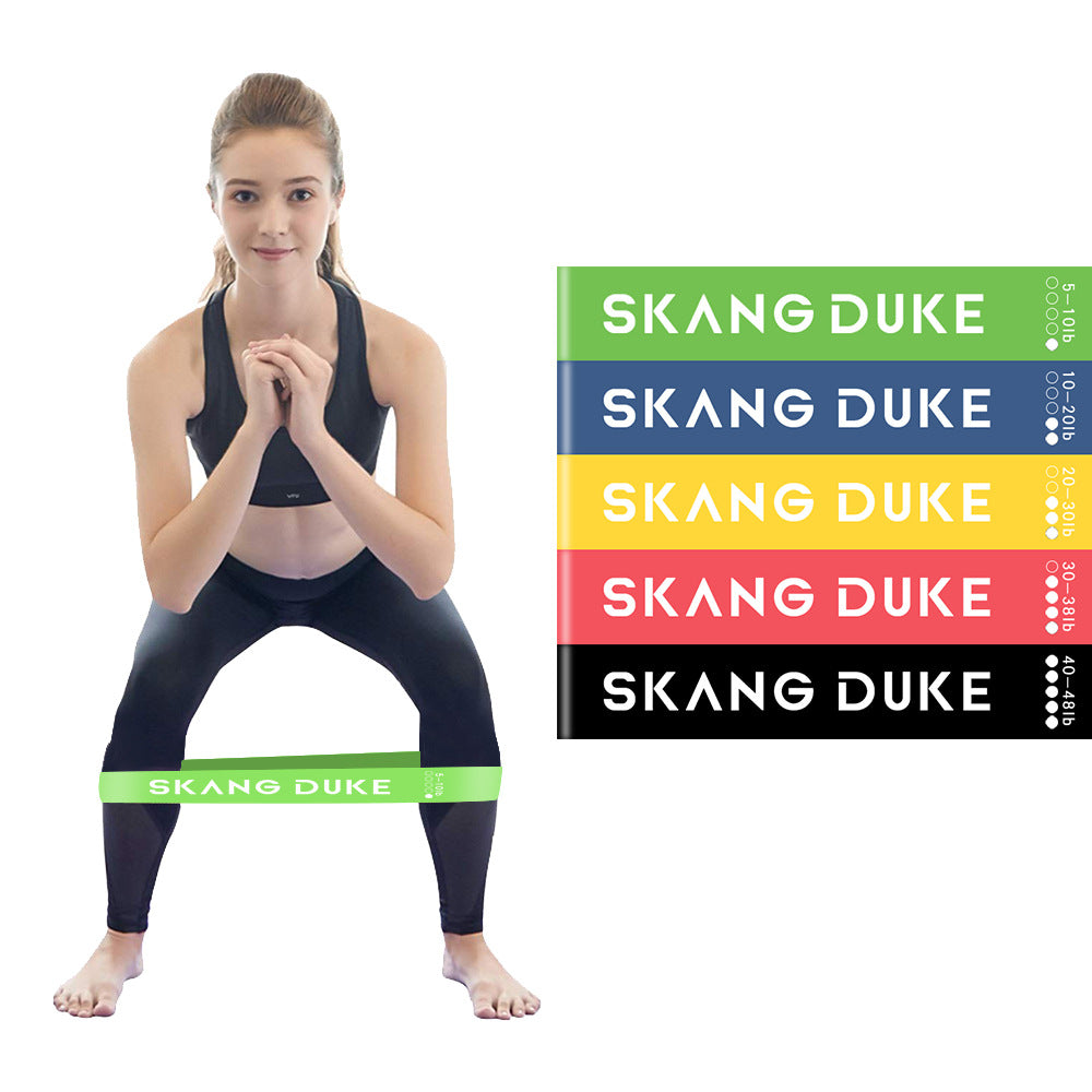 Resistance Bands Set - 5 Level Exercise Bands for Yoga & Strength Trainin