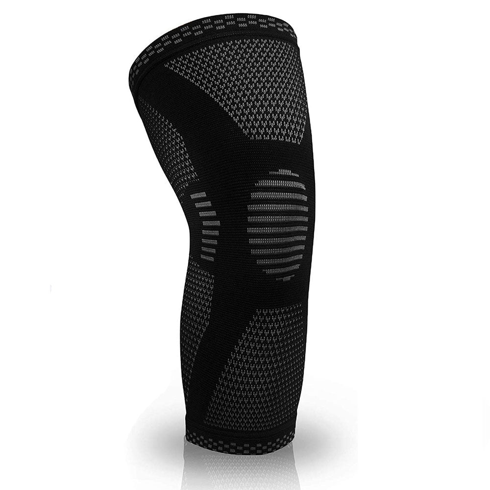 Knee Compression Sleeves - Breathable Knit Knee Support for Sports