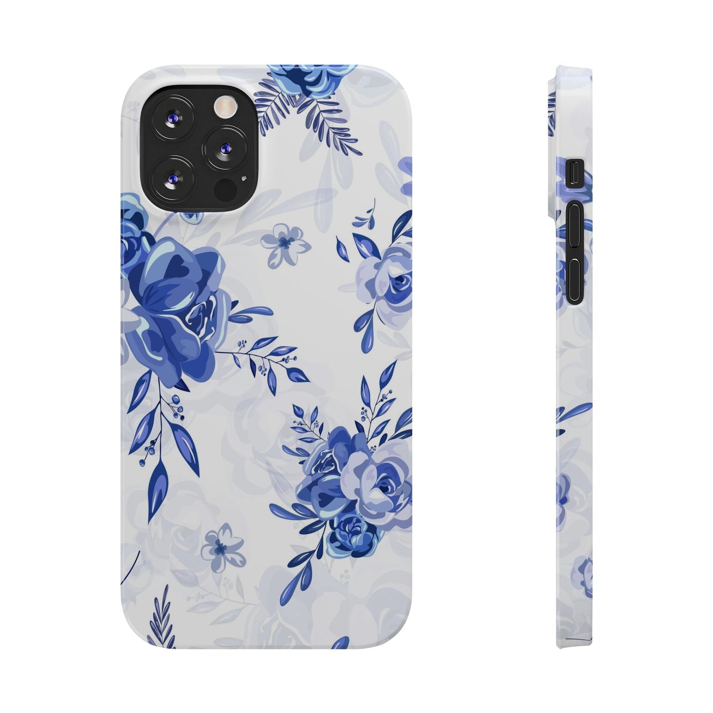 French Blue and White Toille, Slim Phone Cases, Case-Mate IPHONE16 and all sizes